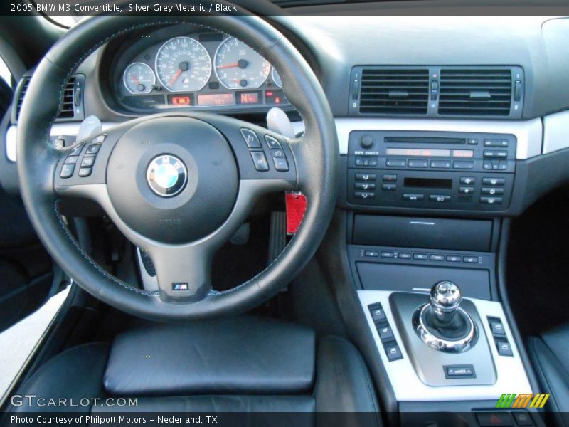 Silver Grey Metallic / Black 2005 BMW M3 Convertible