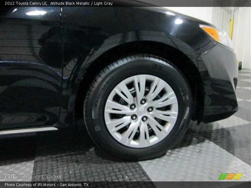 Attitude Black Metallic / Light Gray 2012 Toyota Camry LE