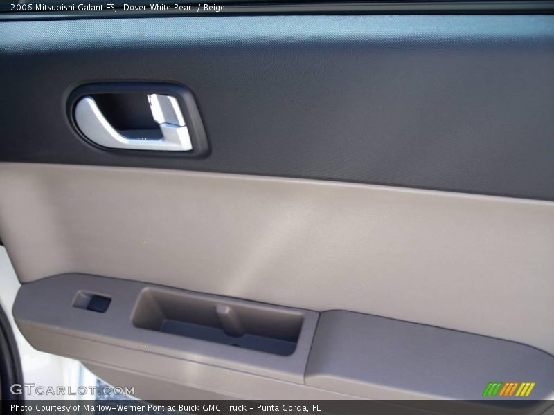 Dover White Pearl / Beige 2006 Mitsubishi Galant ES