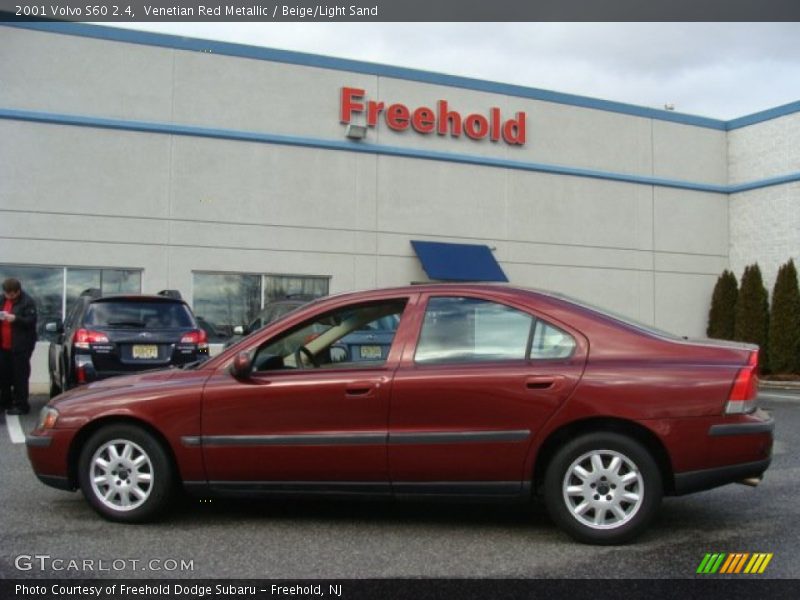 Venetian Red Metallic / Beige/Light Sand 2001 Volvo S60 2.4