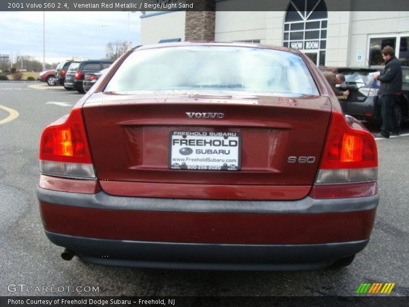 Venetian Red Metallic / Beige/Light Sand 2001 Volvo S60 2.4