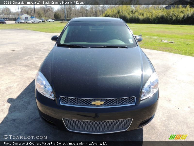 Black Granite Metallic / Ebony 2012 Chevrolet Impala LS