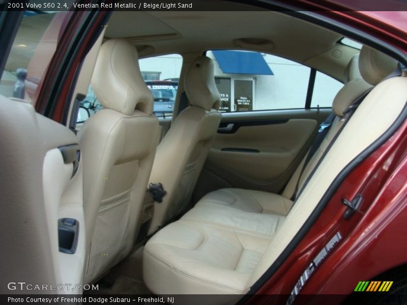 Venetian Red Metallic / Beige/Light Sand 2001 Volvo S60 2.4