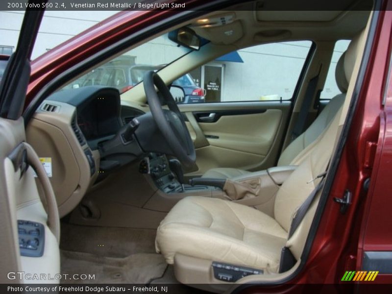 Venetian Red Metallic / Beige/Light Sand 2001 Volvo S60 2.4
