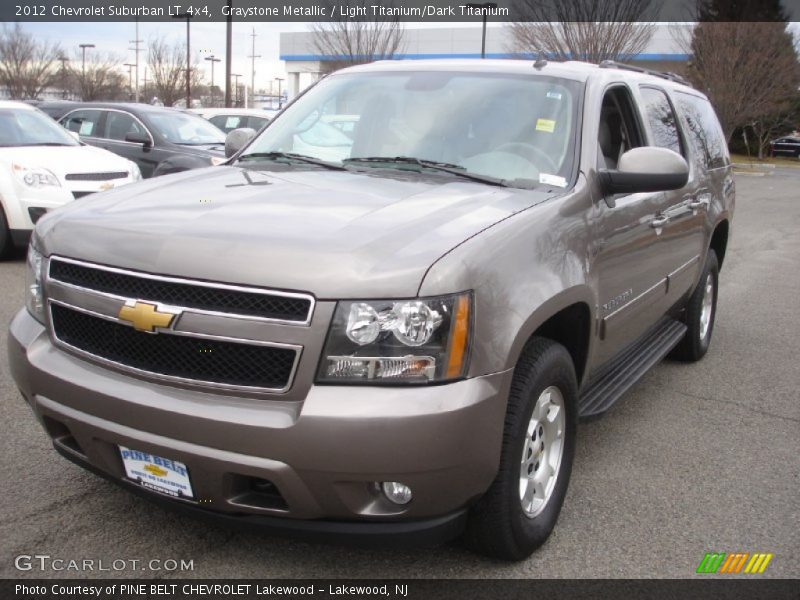 Graystone Metallic / Light Titanium/Dark Titanium 2012 Chevrolet Suburban LT 4x4