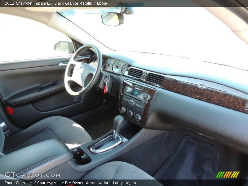 Black Granite Metallic / Ebony 2012 Chevrolet Impala LS