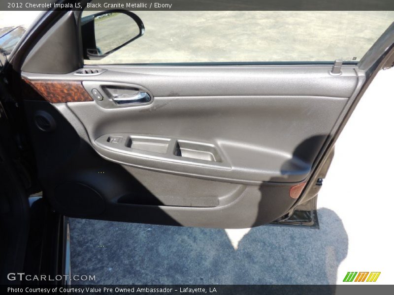 Black Granite Metallic / Ebony 2012 Chevrolet Impala LS