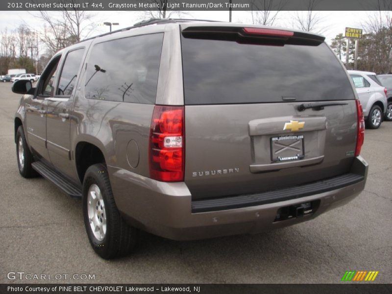 Graystone Metallic / Light Titanium/Dark Titanium 2012 Chevrolet Suburban LT 4x4
