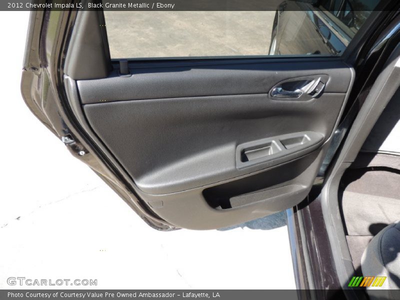 Black Granite Metallic / Ebony 2012 Chevrolet Impala LS