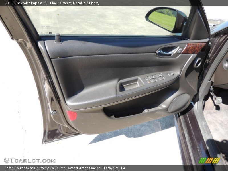 Black Granite Metallic / Ebony 2012 Chevrolet Impala LS