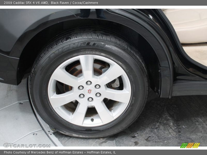 Black Raven / Cocoa/Cashmere 2009 Cadillac SRX 4 V6 AWD