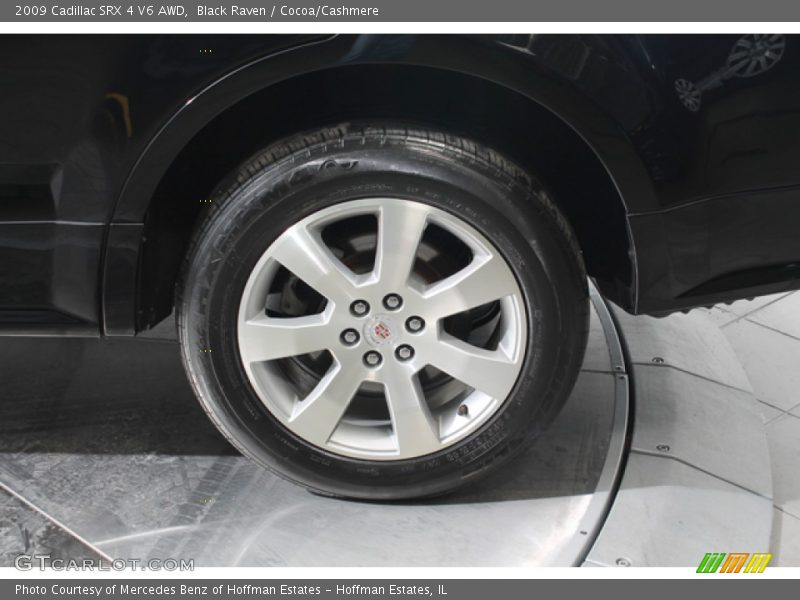 Black Raven / Cocoa/Cashmere 2009 Cadillac SRX 4 V6 AWD