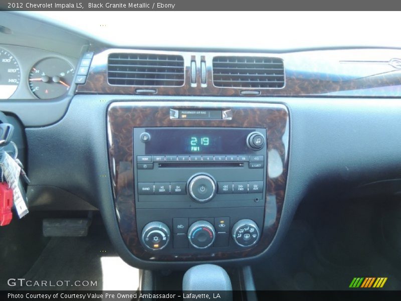 Black Granite Metallic / Ebony 2012 Chevrolet Impala LS