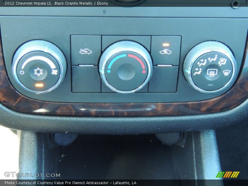 Black Granite Metallic / Ebony 2012 Chevrolet Impala LS