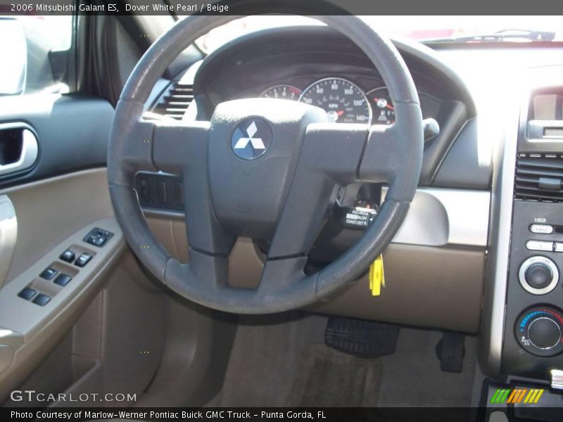 Dover White Pearl / Beige 2006 Mitsubishi Galant ES
