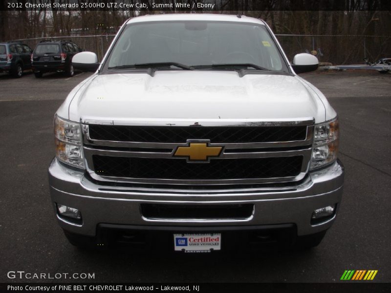 Summit White / Ebony 2012 Chevrolet Silverado 2500HD LTZ Crew Cab