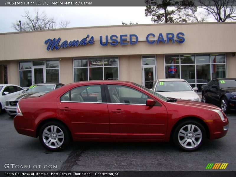 Redfire Metallic / Camel 2006 Ford Fusion SEL V6