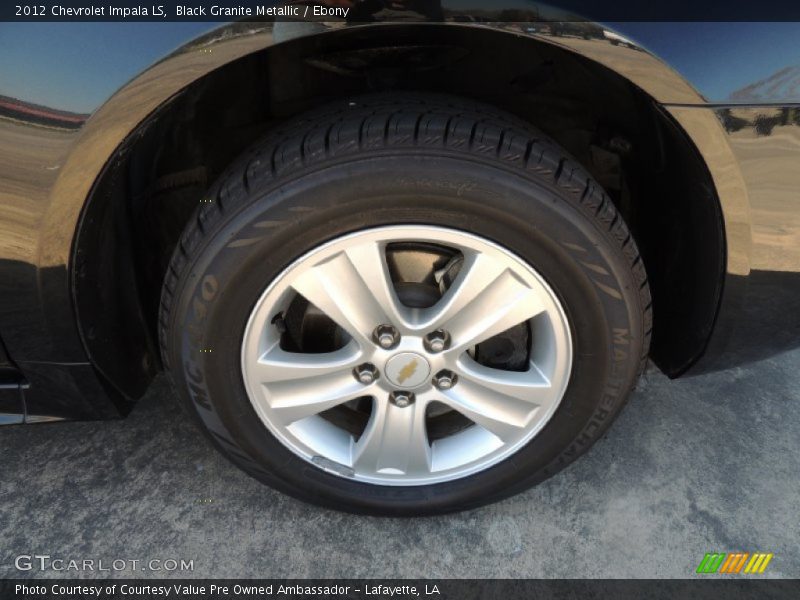 Black Granite Metallic / Ebony 2012 Chevrolet Impala LS