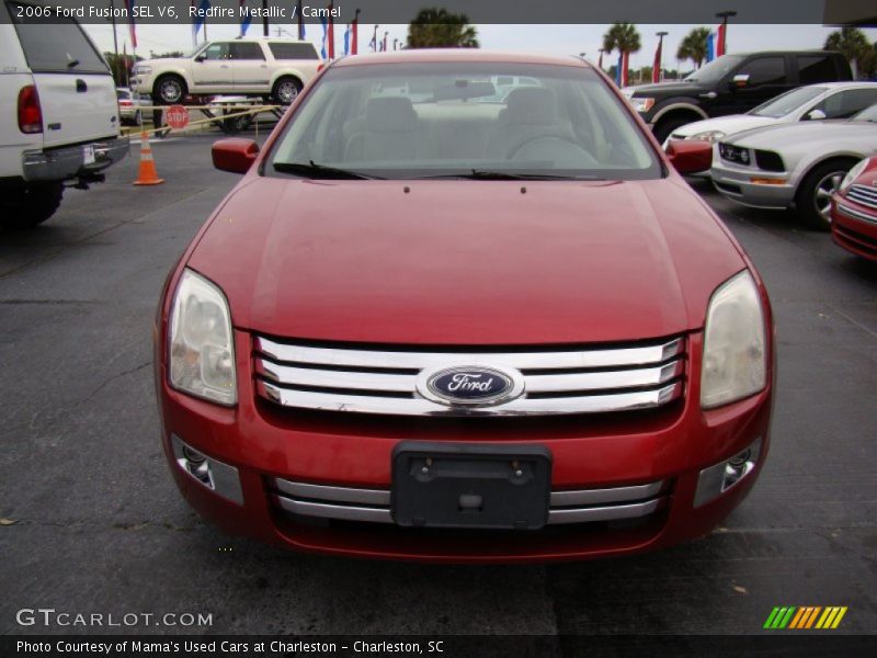 Redfire Metallic / Camel 2006 Ford Fusion SEL V6