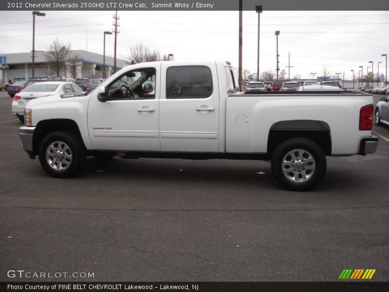 Summit White / Ebony 2012 Chevrolet Silverado 2500HD LTZ Crew Cab