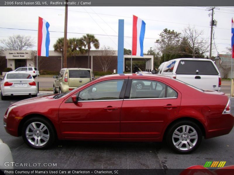 Redfire Metallic / Camel 2006 Ford Fusion SEL V6