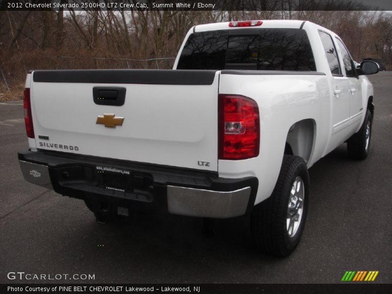 Summit White / Ebony 2012 Chevrolet Silverado 2500HD LTZ Crew Cab