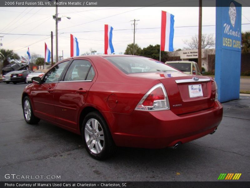 Redfire Metallic / Camel 2006 Ford Fusion SEL V6