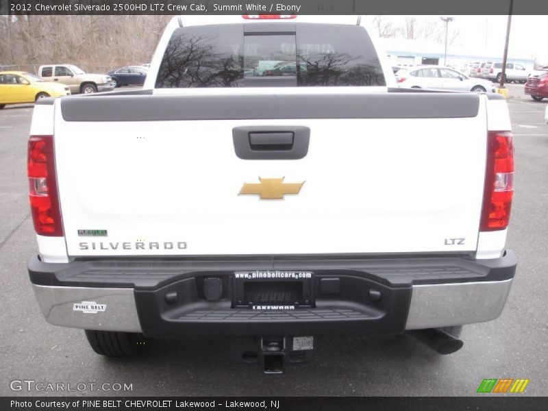 Summit White / Ebony 2012 Chevrolet Silverado 2500HD LTZ Crew Cab