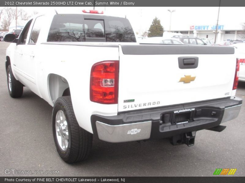 Summit White / Ebony 2012 Chevrolet Silverado 2500HD LTZ Crew Cab
