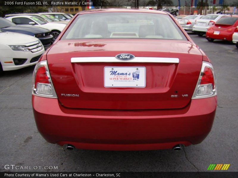 Redfire Metallic / Camel 2006 Ford Fusion SEL V6