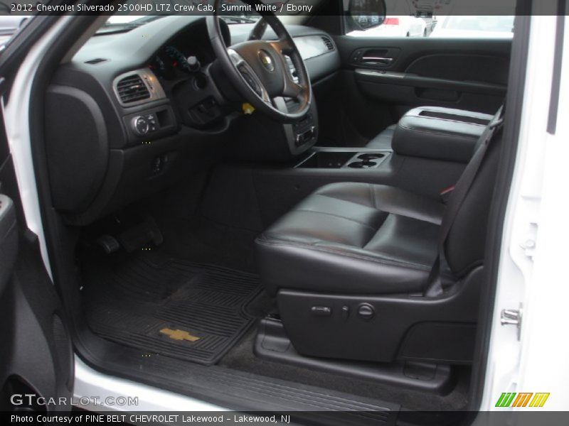 Ebony Interior - 2012 Silverado 2500HD LTZ Crew Cab 