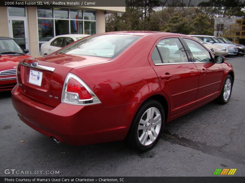 Redfire Metallic / Camel 2006 Ford Fusion SEL V6