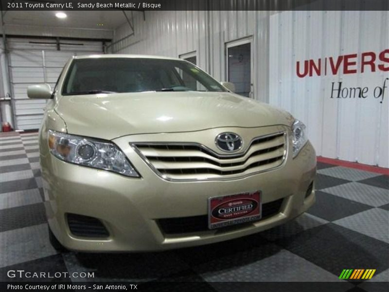 Sandy Beach Metallic / Bisque 2011 Toyota Camry LE