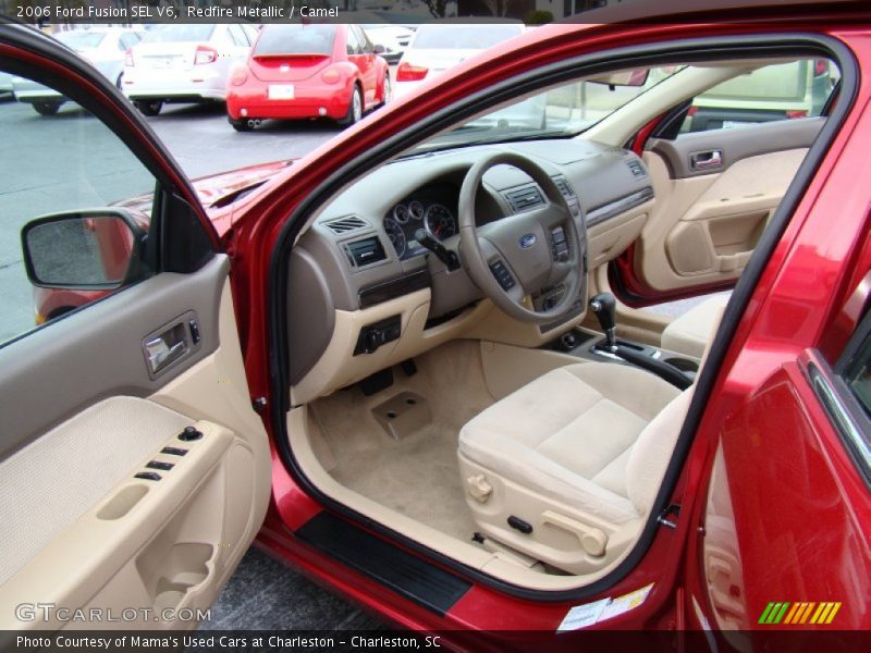 Redfire Metallic / Camel 2006 Ford Fusion SEL V6