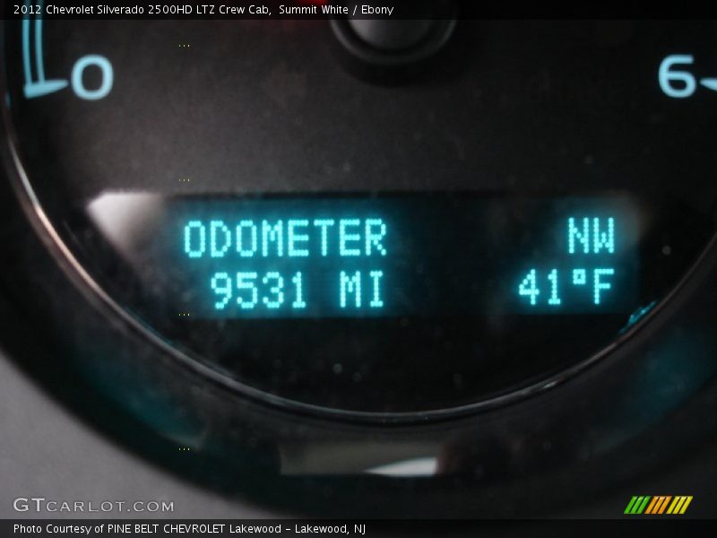 Summit White / Ebony 2012 Chevrolet Silverado 2500HD LTZ Crew Cab