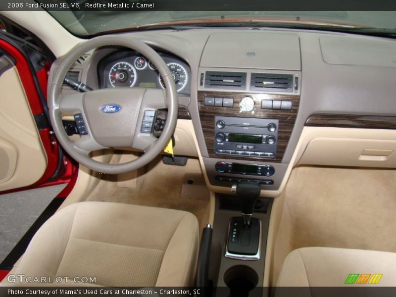 Redfire Metallic / Camel 2006 Ford Fusion SEL V6