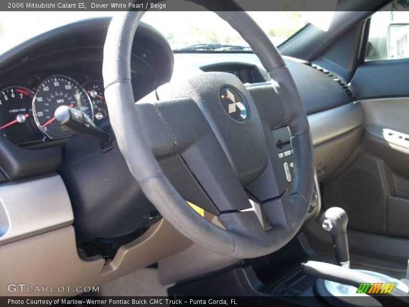 Dover White Pearl / Beige 2006 Mitsubishi Galant ES