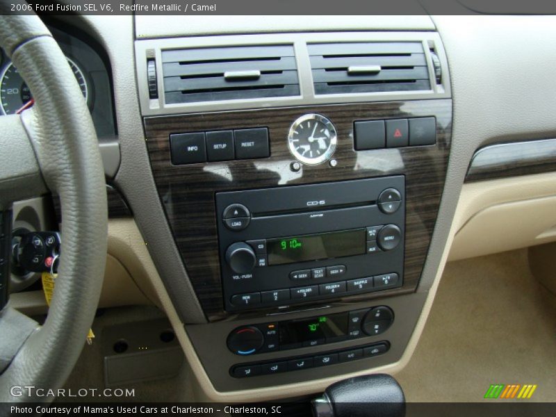 Redfire Metallic / Camel 2006 Ford Fusion SEL V6