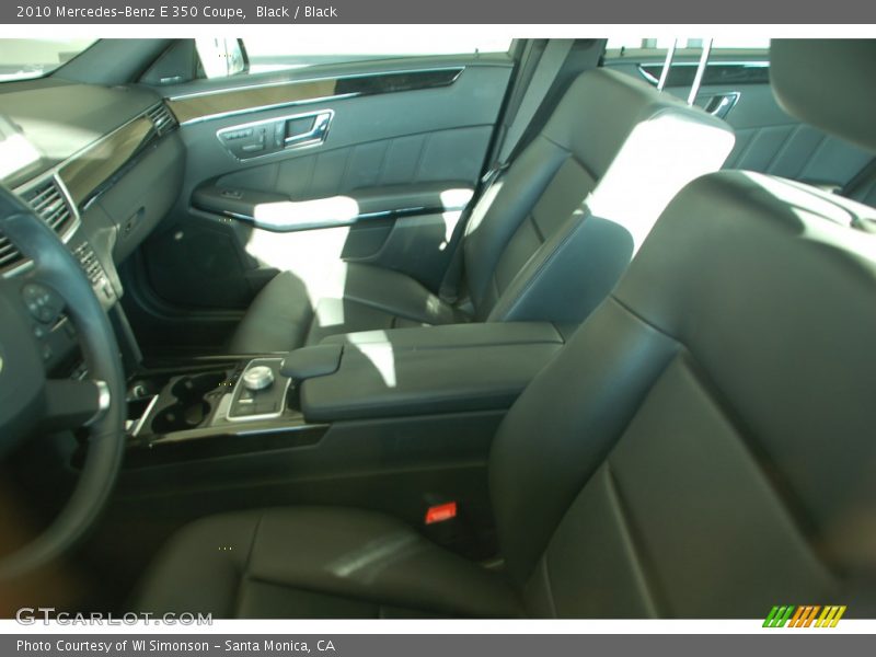 Black / Black 2010 Mercedes-Benz E 350 Coupe