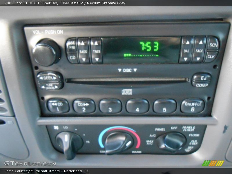 Controls of 2003 F150 XLT SuperCab