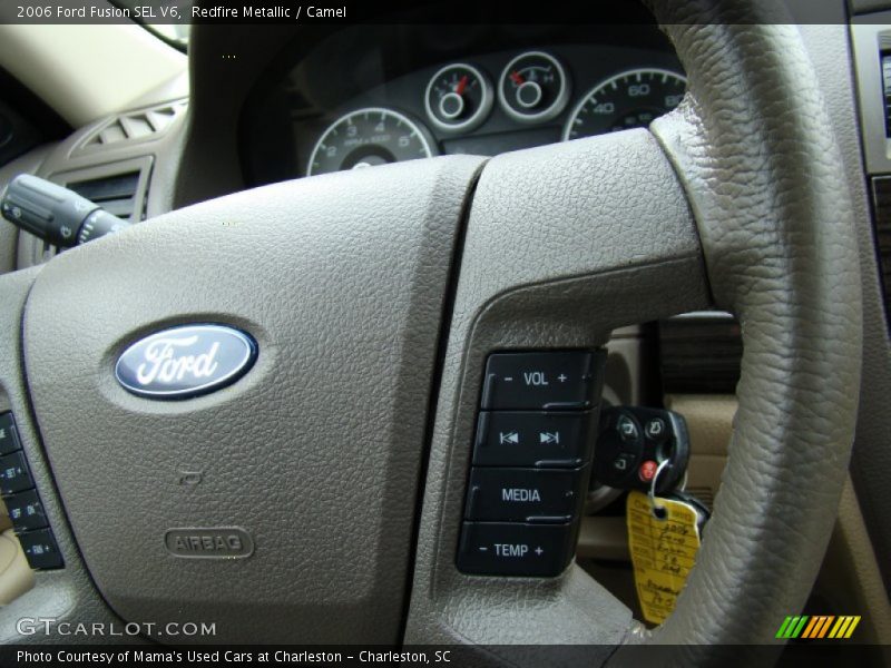 Redfire Metallic / Camel 2006 Ford Fusion SEL V6