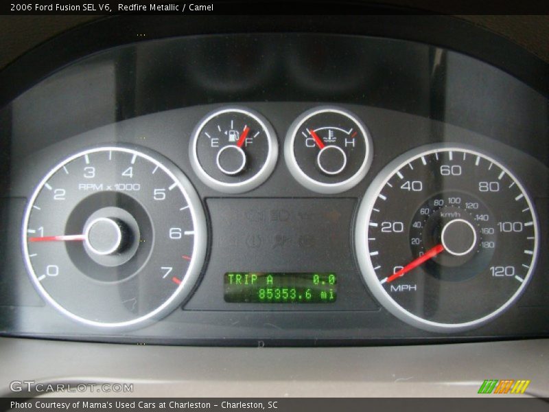 Redfire Metallic / Camel 2006 Ford Fusion SEL V6
