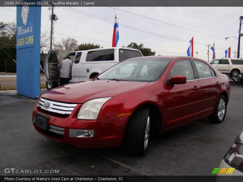 Redfire Metallic / Camel 2006 Ford Fusion SEL V6