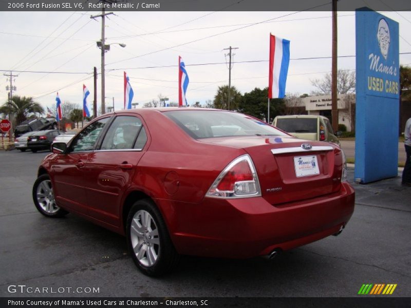 Redfire Metallic / Camel 2006 Ford Fusion SEL V6