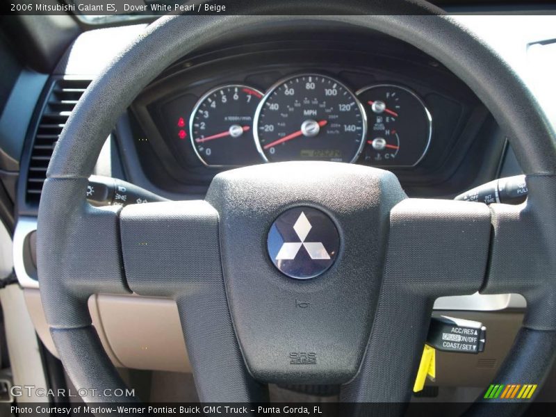 Dover White Pearl / Beige 2006 Mitsubishi Galant ES