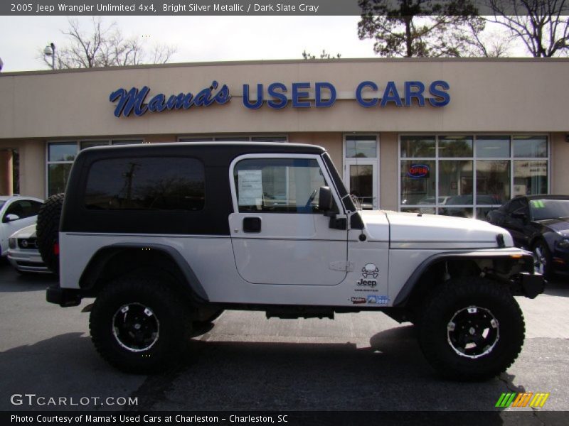 Bright Silver Metallic / Dark Slate Gray 2005 Jeep Wrangler Unlimited 4x4