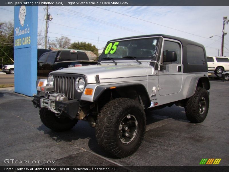 Bright Silver Metallic / Dark Slate Gray 2005 Jeep Wrangler Unlimited 4x4