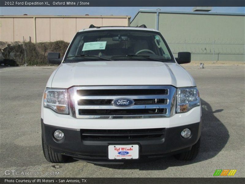 Oxford White / Stone 2012 Ford Expedition XL