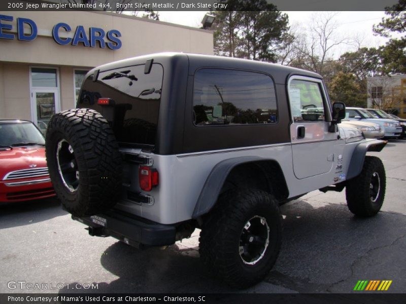 Bright Silver Metallic / Dark Slate Gray 2005 Jeep Wrangler Unlimited 4x4