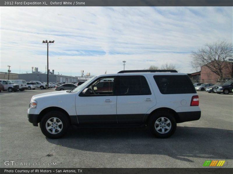 Oxford White / Stone 2012 Ford Expedition XL